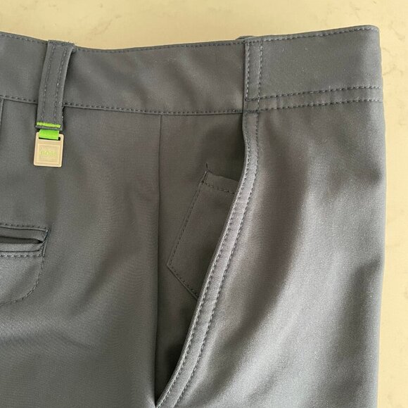 Hugo Boss Hakan5 Slim Fit Green Label 100% Poly Activewear Pants Navy Sz 36R - Picture 6 of 15